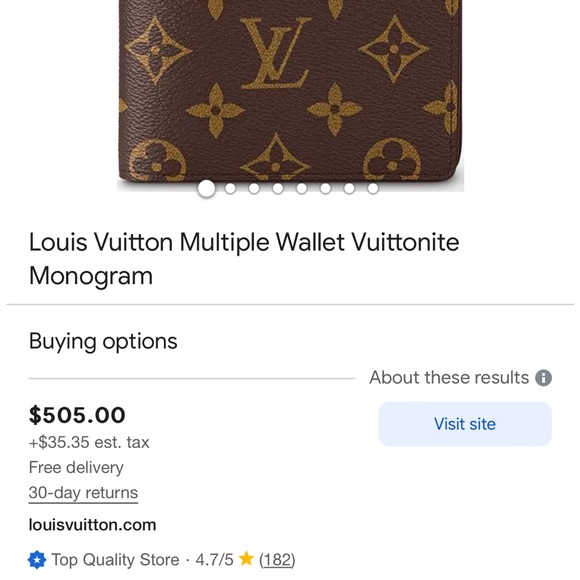 Louis Vuitton Mens Wallet - Picture 7 of 8